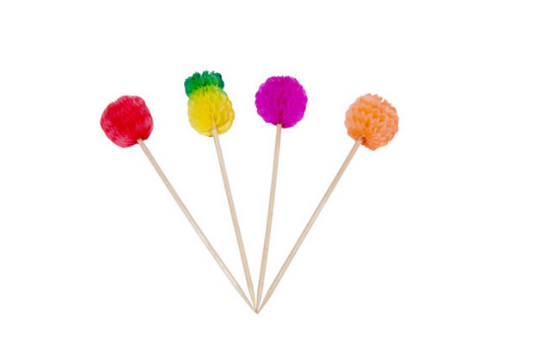 Assorted fruit picks