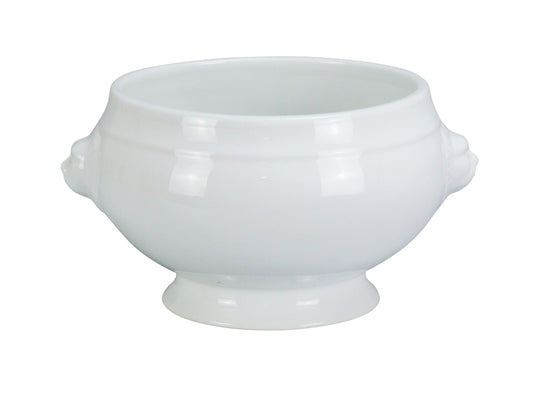 Yanco Lion Bouillon Cup LB-232 is a refined and versatile addition to any restaurant or dining setting. Designed to elegantly present soups, chowders, stews, and condiments, this cup combines functionality with classic appeal. Crafted from high-quality porcelain, it features a sleek white glaze that enhances its durability and aesthetic charm. Built for convenience, it is oven, dishwasher, and microwave safe, making it ideal for both commercial and home use.