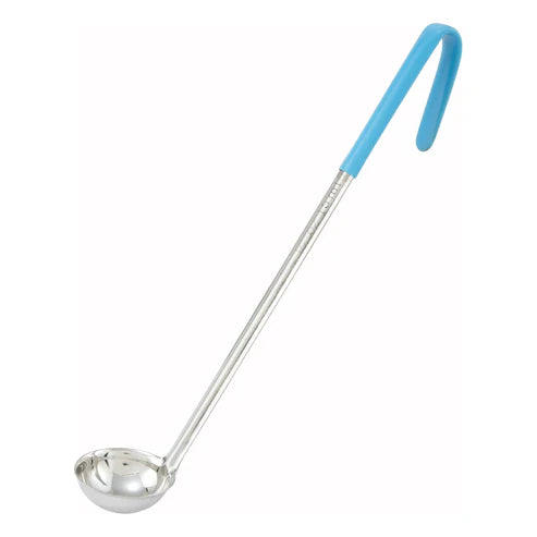 Winco LDC-05 to LDC-8, 1/2oz to 8oz, One-piece S/S, Color-coded Handles, EA