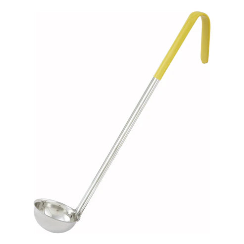 Winco LDC-05 to LDC-8, 1/2oz to 8oz, One-piece S/S, Color-coded Handles, EA