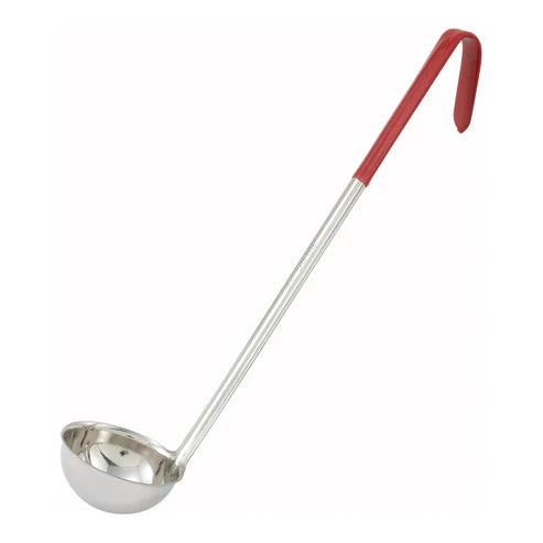 Winco LDC-05 to LDC-8, 1/2oz to 8oz, One-piece S/S, Color-coded Handles, EA