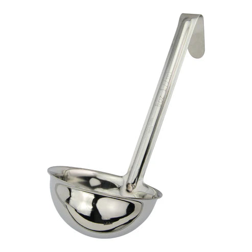 Winco LDI-05SH to 60SH, 1/2oz-6oz One-piece S/S Ladles, 6" Handle, EA