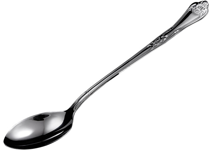 Winco LE-13 13" Stainless Steel Elegance Solid Spoon - Restaurant Kitchen, Buffet Stations, Catering Services