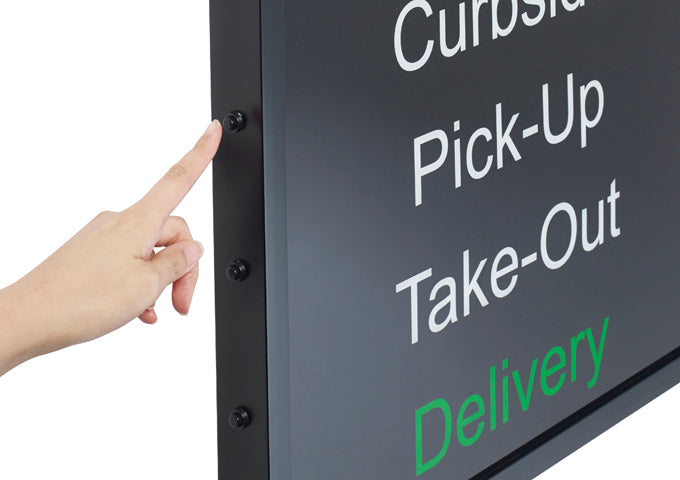 Winco LED-21 "All-in-One" Open Sign LED (Spanish Version)