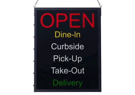 Winco LED-20 "All-in-One" Open Sign LED
