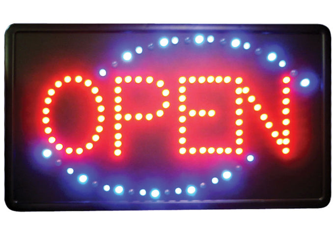 Winco LED-6 "Open", Single Pattern LED Sign