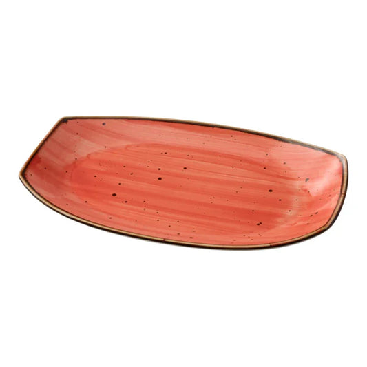 Yanco Rectangular Plate LY-213CR is a stylish and durable addition to any tableware collection. Crafted from high-quality porcelain with a sleek glaze finish, this plate offers excellent resistance to mechanical damage and temperature changes. Its versatile rectangular design makes it ideal for serving soups, salads, pasta, and hot meals. 