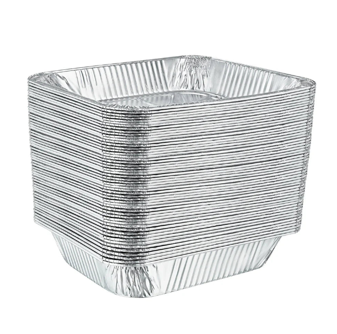 Large rectangular aluminum rack roaster with a sturdy rack for even cooking. Perfect for meats, poultry, and vegetables. Ideal for home, catering, and holiday meal preparation.