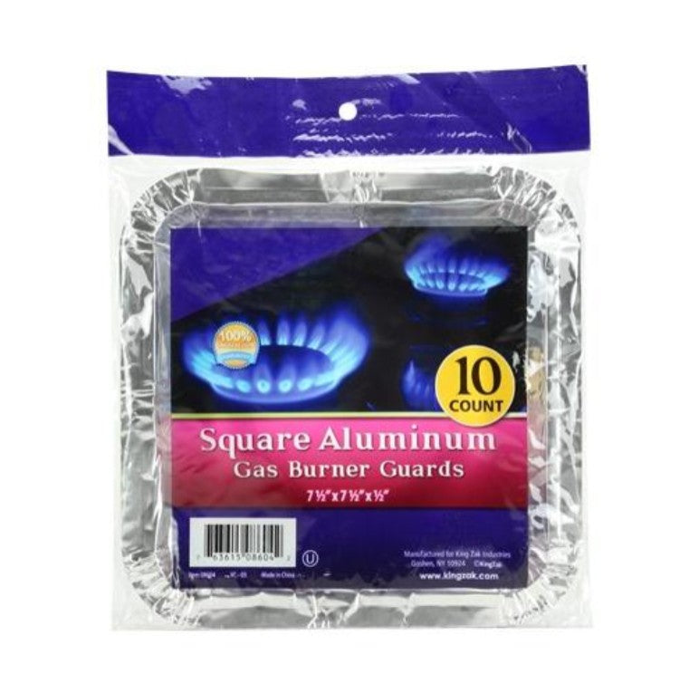 Gas burner guard for round & large square stoves. Heat-resistant, durable, and easy to clean. Prevents spills, grease buildup, and mess. Ideal for home kitchens, protecting cooktops, and easy cleanup.