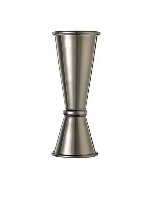 Gun Metal Black Japanese Style Jigger 25 x 50 ml, M37002BK, 12/case