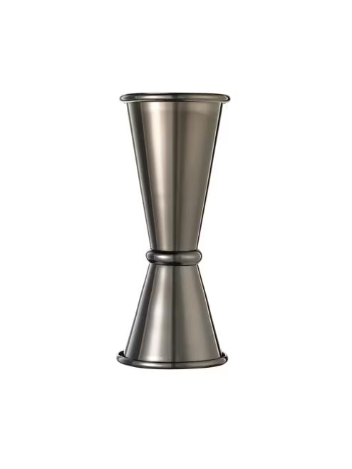 Gun Metal Black Japanese Style Jigger 1 x 1.5 ounce, M37003BK, 12/case