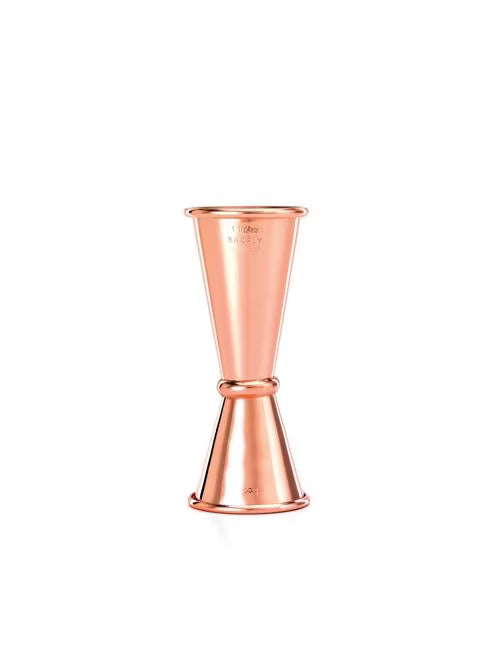 Copper Plated Japanese Style Jigger 1 x 1.5 ounce, M37003CP, 12/case