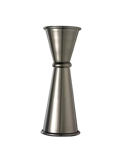 Gun Metal Black Japanese Style Jigger 1 x 2 ounce, M37005BK, 12/case