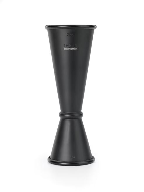Matte Black Japanese Style Jigger 1 x 2 ounce, M37005MBK, 12/case