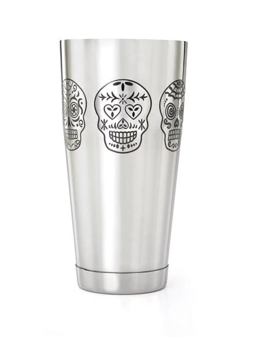 Skulls Shaker/Tin 28 ounce, M37008SKU, 6/case