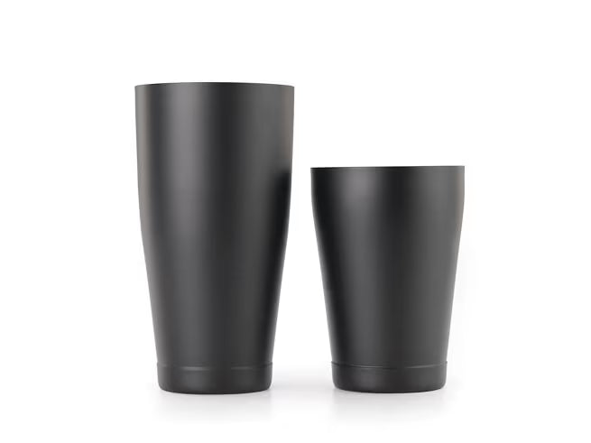 Matte Black Shaker/Tin Set 18 & 28 ounce, M37009MBK, 6 set/case