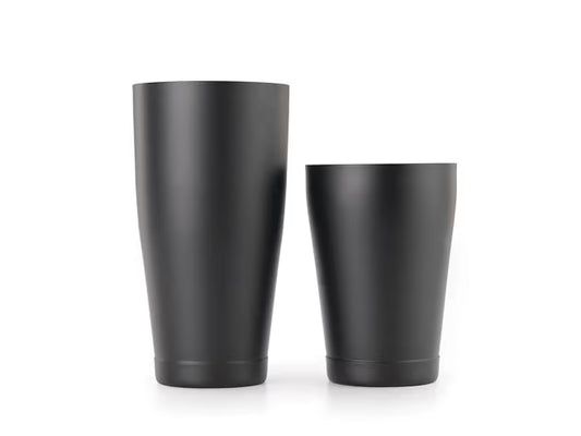 Matte Black Shaker/Tin Set 18 & 28 ounce, M37009MBK, 6 set/case