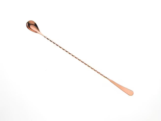 Copper Plated Japanese Style Bar Spoon 13 1/16 inches, M37010CP, 12/case
