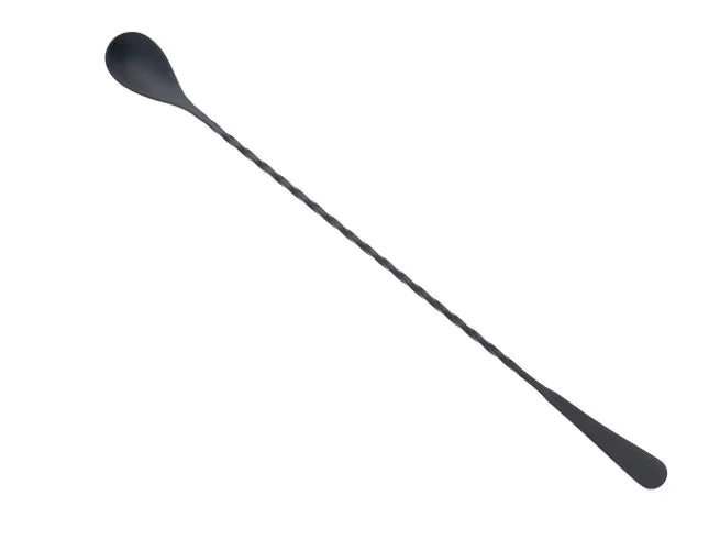 Matte Black Japanese Style Bar Spoon 13 1/16 inches, M37010MBK, 12/case