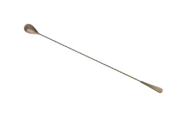 Antique Copper Japanese Style Bar Spoon 17 1/8 inches, M37011ACP, 12/case