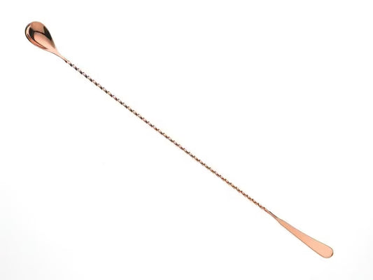 Copper Plated Japanese Style Bar Spoon 17 1/8 inches, M37011CP, 12/case
