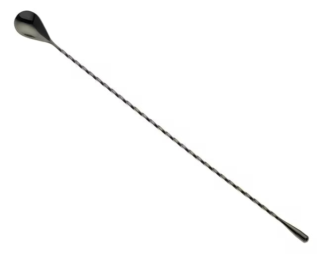 Gun Metal Black Classic Bar Spoon 15 3/4 inches, M37013BK, 12/case