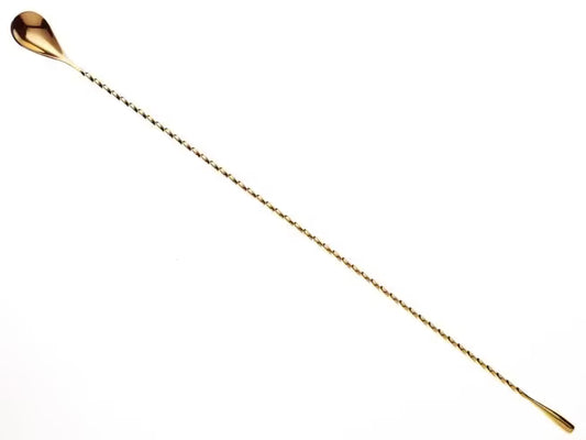 Gold Plated Classic Bar Spoon 19 5/8 inches, M37014GD, 12/case