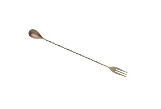 Stainless Steel Bar Spoon w/ Fork End, 12 3/8 inches, M37015, 12/case