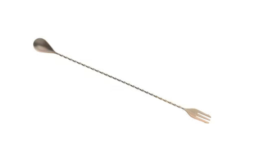 Stainless Steel Bar Spoon w/ Fork End, 15 3/4 inches, M37016, 12/case