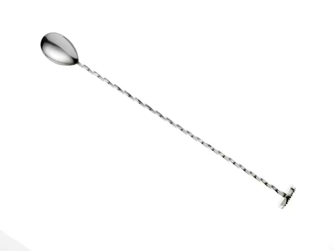 Stainless Steel Bar Spoon with Muddler 11 13/16 inches, M37018, 12/case
