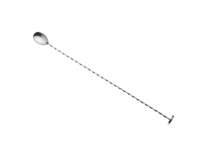 Stainless Steel Bar Spoon with Muddler 15 3/4 inches, M37019, 12/case