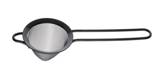 Metal Black Fine Mesh Strainer M37025BK, 6/case