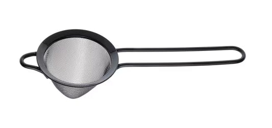 Metal Black Fine Mesh Strainer M37025BK, 6/case