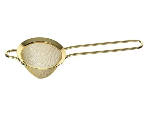 Gold Plated Fine Mesh Strainer M37025GD, 6/case