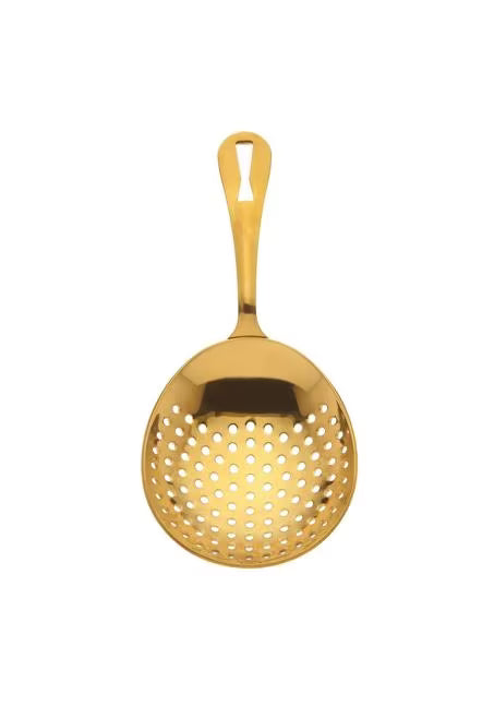 Gold Plated Julep Strainer, M37028GD, 12/case