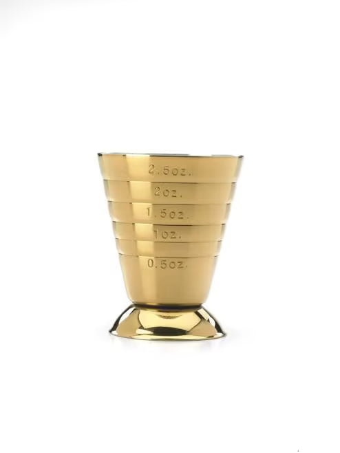 Gold Plated Bar Measuring Cup, M37069GD, 12/case
