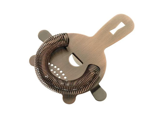Antique Copper Heavy Duty 4 Prong Spring Bar Strainer, M37071ACP, 6/case