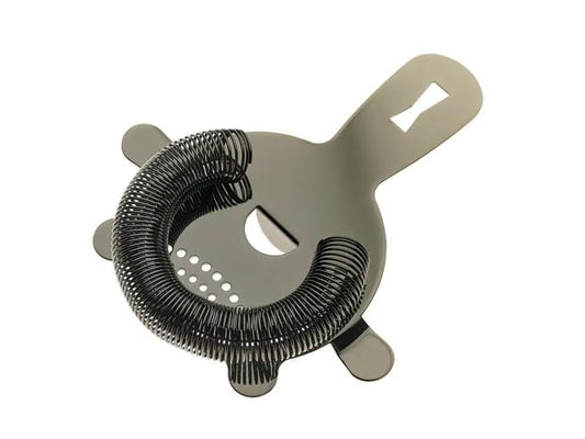 Gun Metal Black Heavy Duty 4 Prong Spring Bar Strainer, M37071BK, 6/case