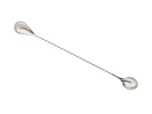 Stainless Steel Bar Spoon with 1 Tsp. End 12 1/4 inches, M37077, 12/case