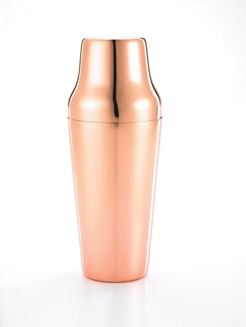 Copper Plated Parisienne Shaker Set 2 Piece, M37085CP, 6/case