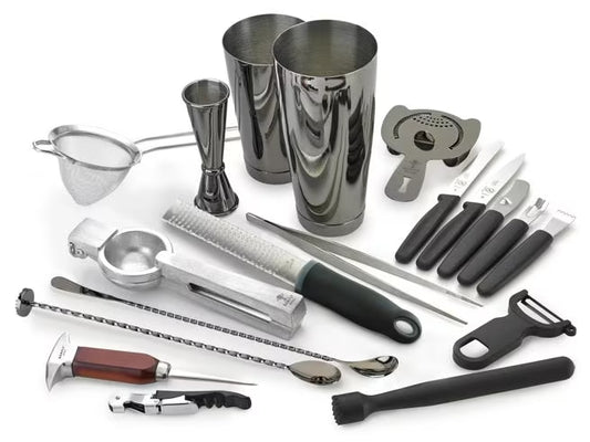 Black Barfly Deluxe Cocktail Mixing Kit, M37102BK, 1/case