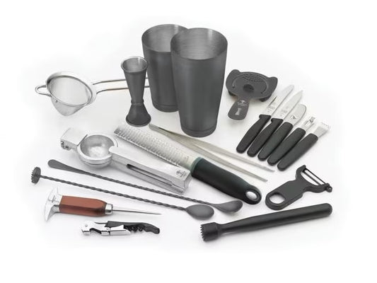 Matte Black Barfly Deluxe Cocktail Mixing Kit, M37102MBK, 1/case