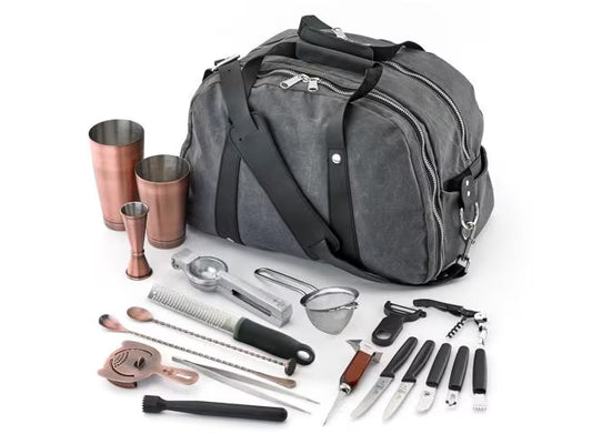 Barfly Deluxe II Cocktail Mixing Kit, Antique M37103ACP, 1/case