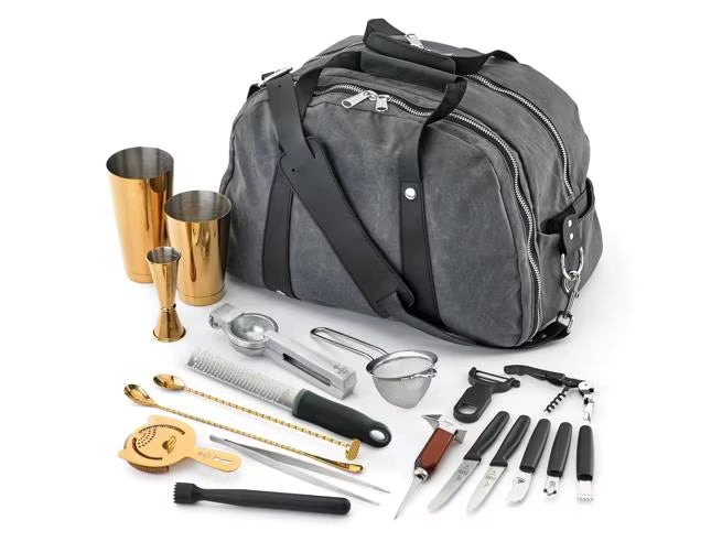 Gold Barfly Deluxe II Cocktail Mixing Kit, M37103GD, 1/case