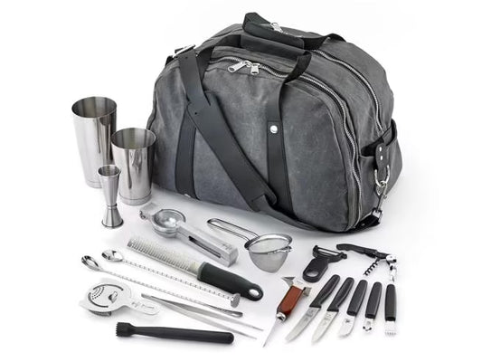 Barfly Deluxe II Cocktail Mixing Kit, Stainless Steel M37103, 1/case