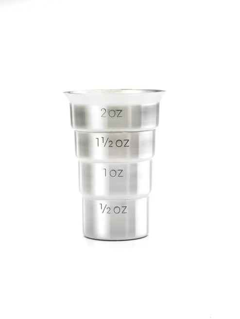Stainless Steel Stepped Jigger no handle, M37109, 12/case