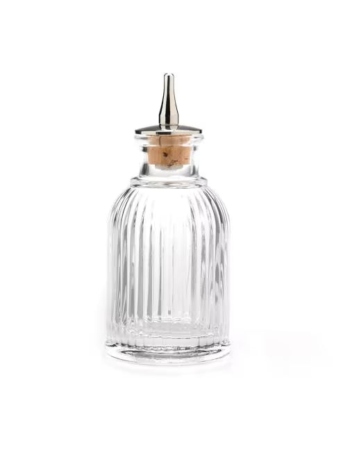 Fluted Bitters Bottles 3 ounces, M37128, 12 sets/pack