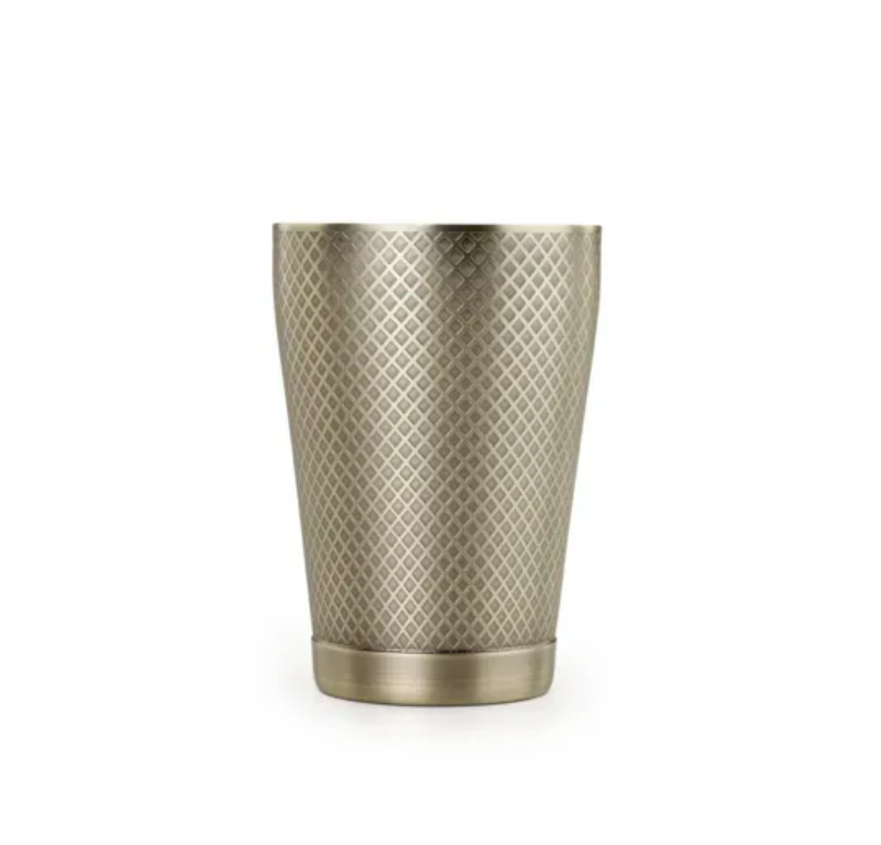 Antique Gold Diamond Lattice Shaker/Tin 18 ounce, M37198ANG, 6/case