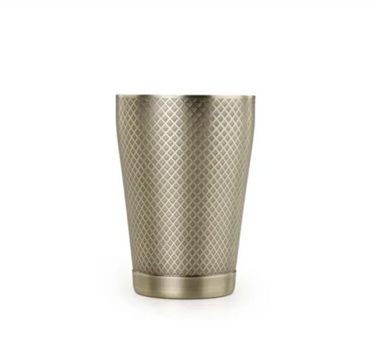 Antique Gold Diamond Lattice Shaker/Tin 18 ounce, M37198ANG, 6/case