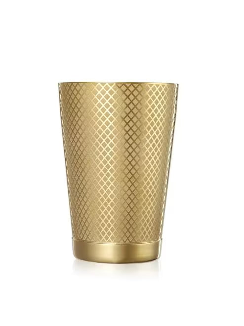 Stainless Steel Diamond Lattice Shaker/Tin 18 ounce, M37198, 6/case